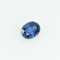 0.52 Cts Natural Blue Sapphire Loose Gemstone Oval Cut
