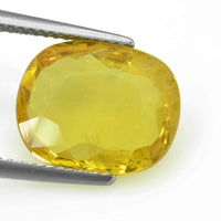 7.33 Cts Natural Yellow Sapphire Loose Gemstone Cushion Cut