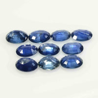 8x6 MM Natural Blue Sapphire Loose Gemstone Oval Cut