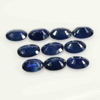 8x6 MM Natural Blue Sapphire Loose Gemstone Oval Cut