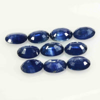 8x6 MM Natural Blue Sapphire Loose Gemstone Oval Cut