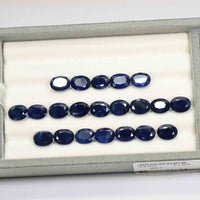 9x7 MM Natural Blue Sapphire Loose Gemstone Oval Cut