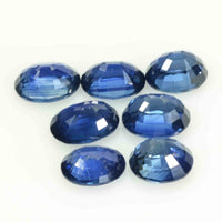 9x7 MM Natural Blue Sapphire Loose Gemstone Oval Cut