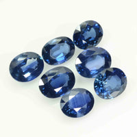 9x7 MM Natural Blue Sapphire Loose Gemstone Oval Cut