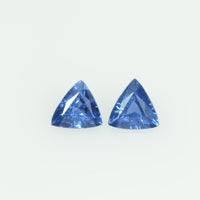 Natural Blue Sapphire Loose Gemstone Trillion Cut