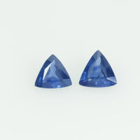 Natural Blue Sapphire Loose Gemstone Trillion Cut