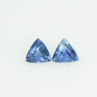 Natural Blue Sapphire Loose Gemstone Trillion Cut