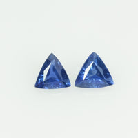 Natural Blue Sapphire Loose Gemstone Trillion Cut