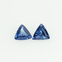 Natural Blue Sapphire Loose Gemstone Trillion Cut