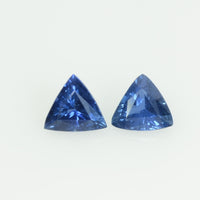Natural Blue Sapphire Loose Gemstone Trillion Cut