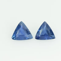 Natural Blue Sapphire Loose Gemstone Trillion Cut