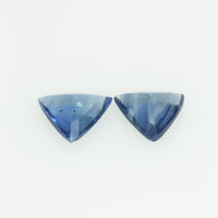 Natural Blue Sapphire Loose Gemstone Trillion Cut