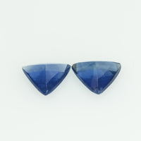 Natural Blue Sapphire Loose Gemstone Trillion Cut