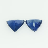 Natural Blue Sapphire Loose Gemstone Trillion Cut