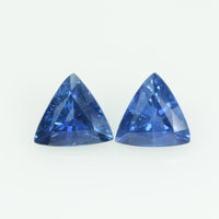 Natural Blue Sapphire Loose Gemstone Trillion Cut