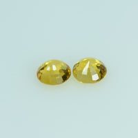3.8 mm Natural Yellow Sapphire Loose Gemstone Round Cut - Thai Gems Export Ltd.
