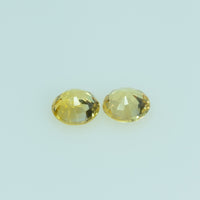 3.7 mm Natural Yellow Sapphire Loose Gemstone Round Cut