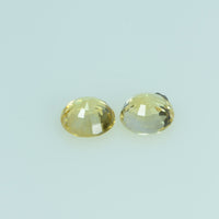 3.7 mm Natural Yellow Sapphire Loose Gemstone Round Cut