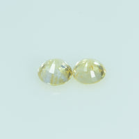 3.7 mm Natural Yellow Sapphire Loose Gemstone Round Cut - Thai Gems Export Ltd.