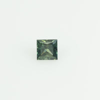 2.5-3.0 MM Natural Princess Cut Green Sapphire Loose Gemstone - Thai Gems Export Ltd.