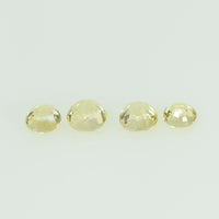 3.3 mm Natural Yellow Sapphire Loose Gemstone Round Cut