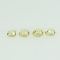 3.3 mm Natural Yellow Sapphire Loose Gemstone Round Cut