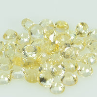 3.0 mm Natural Yellow Sapphire Loose Gemstone Round Cut - Thai Gems Export Ltd.
