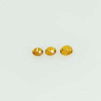 2.0 mm lot Natural Yellow Sapphire Loose Gemstone Round Cut