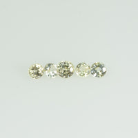 2.0 mm Natural Yellow Sapphire Loose Gemstone Round Cut