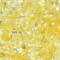 3.5 mm Natural Yellow Sapphire Loose Gemstone Round Cut