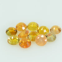 3.5 mm Natural Yellow Sapphire Loose Gemstone Round Cut