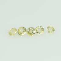 2.5 mm Natural Yellow Sapphire Loose Gemstone Round Cut