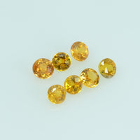 2.5 mm Natural Yellow Sapphire Loose Gemstone Round Cut