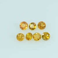 2.5 mm Natural Yellow Sapphire Loose Gemstone Round Cut