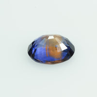 1.46 cts Natural Fancy Bi-Color Sapphire Loose Gemstone oval Cut