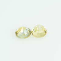 3.8 mm Natural Yellow Sapphire Loose Gemstone Round Cut