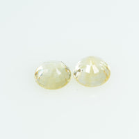 3.8 mm Natural Yellow Sapphire Loose Gemstone Round Cut