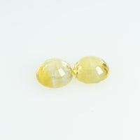 3.8 mm Natural Yellow Sapphire Loose Gemstone Round Cut