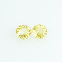 3.5 mm Natural Yellow Sapphire Loose Gemstone Round Cut