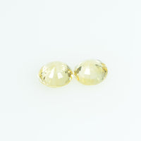 3.4 mm Natural Yellow Sapphire Loose Gemstone Round Cut