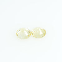 3.4 mm Natural Yellow Sapphire Loose Gemstone Round Cut