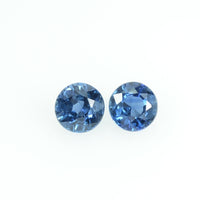 3.3 mm Natural Blue Sapphire Loose Gemstone Round Cut