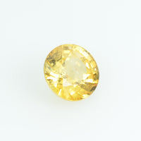 1.12 Cts Natural Yellow Sapphire Loose Gemstone Round Cut - Thai Gems Export Ltd.