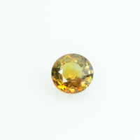 0.41 Cts Natural Yellow Sapphire Loose Gemstone Round Cut - Thai Gems Export Ltd.
