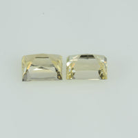 1.26 Cts Natural Fancy Sapphire Loose Pair Gemstone Square Baguette Cut