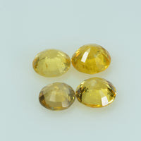 5.0 mm Natural Yellow Sapphire Loose Gemstone Round Cut