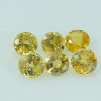 4.5 mm Natural Yellow Sapphire Loose Gemstone Round Cut