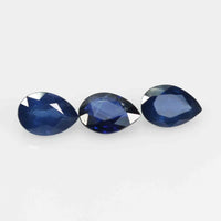 7x5 MM Natural Blue Sapphire Loose Gemstone Pear Cut