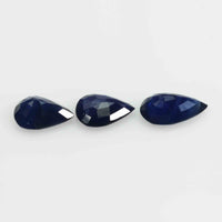 8x6 MM Natural Blue Sapphire Loose Gemstone Pear Cut