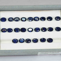 8x6 MM Natural Blue Sapphire Loose Gemstone Oval Cut